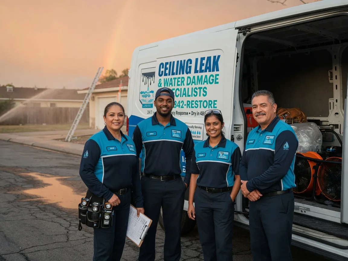Ceiling Leak Cleanup company in Cedarpines Park, CA