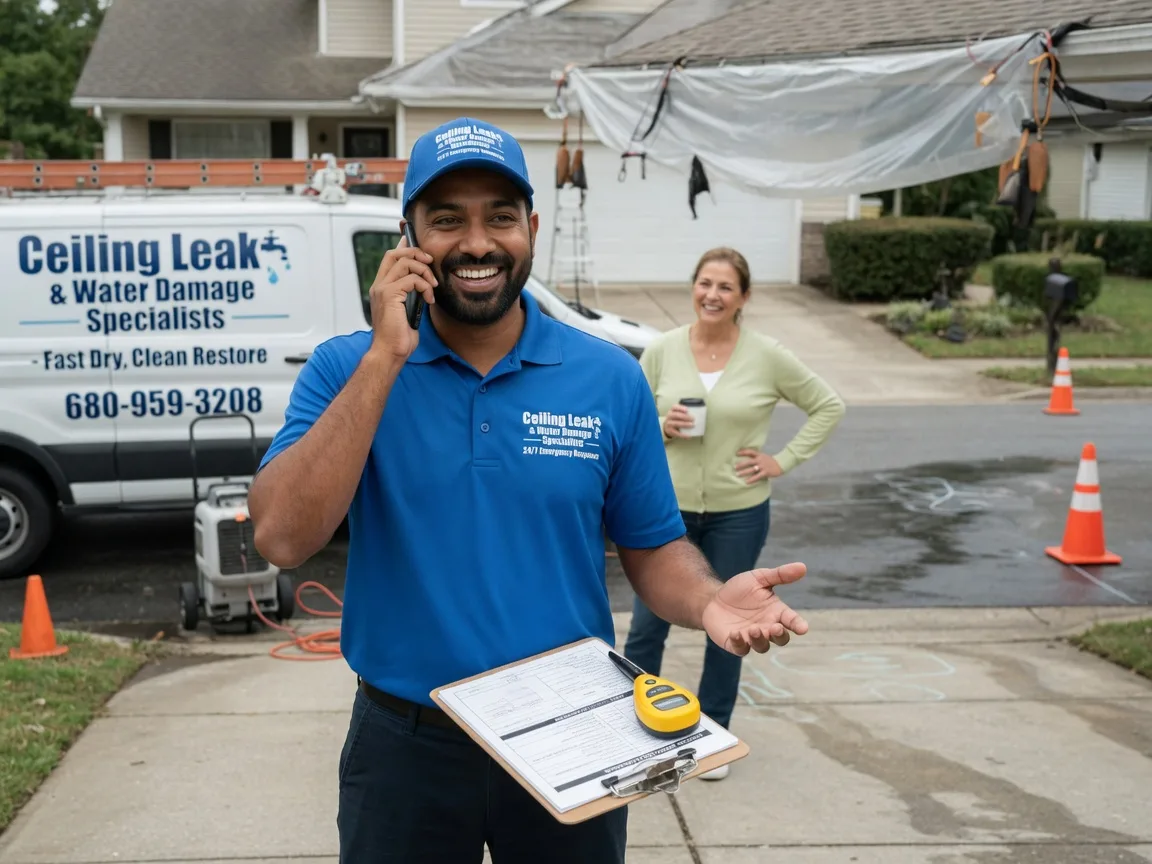 Ceiling Leak Cleanup Cedarpines Park, CA FAQs